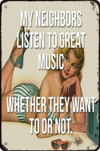 Not Listening Wall Signs