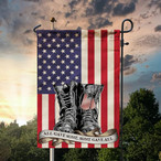 Military Garden Flags
