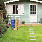 Rainbow Garden Flags