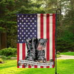 Q American Flag Garden Flags
