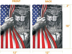 Usa Jesus Garden Flags