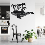 Whale Metal Signs