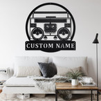 Boombox Metal Signs