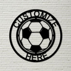 Soccer Metal Signs
