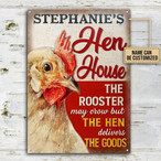 Rooster Metal Signs