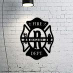 Firefighter Metal Signs
