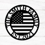 American Flag Metal Signs