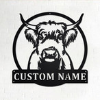 Highland Cow Wall Signs