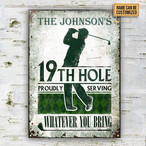 Golf Player Wall Signs