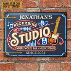 Fender Gibson Taylor Metal Signs