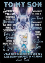 Rabbit Dad Blankets