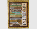 Dad Teacher Blankets