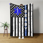 Q American Flag Blankets