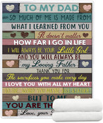 Dad Daughter Blankets