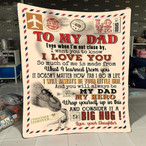 Dad Dinosaur Blankets