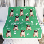 Dog Dad Blankets