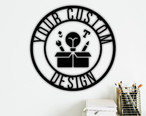 Script Metal Signs