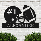 Football Metal Signs