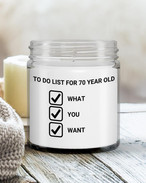 70th Birthday Candles