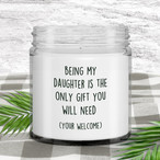 Mom Dad Candles