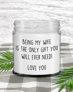 Husband Wife Candles