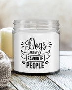 Funny Dog Candles