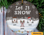 Let It Snow Ornaments