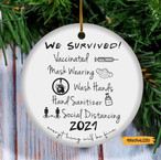i Survived Ornaments