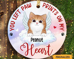 Paw Print Ornaments
