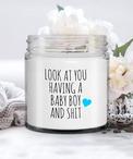 Baby Boy Candles