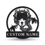 Fighter Metal Signs