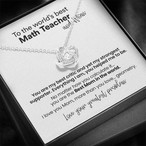 Math Teacher Necklaces