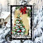 Christmas Tree Garden Flags