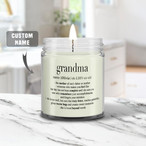 Custom Name Candles