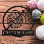 Crochet Metal Signs