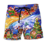 Funny Christmas Beach Shorts