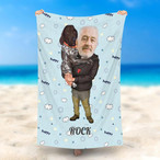 Dad Beach Towels