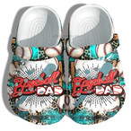 Baseball Dad Crocs Clogs