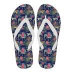 Tropical Leaves Flip Flops