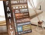 Family Rule Canvas