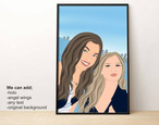 Dad Portrait Canvas