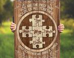 Personalized Mom Layer Wood Signs