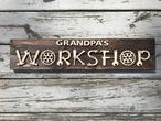 Dad Workshop Layer Wood Signs