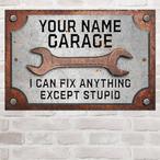 Funny Dad Metal Signs