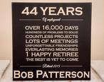 Retirement Layer Wood Signs