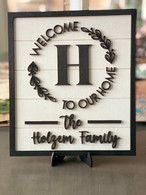 Housewarming Layer Wood Signs