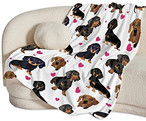 Cocktail Weenies Dachshund Blankets