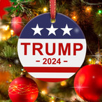 American Flag Ornaments