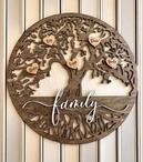 Rustic Family Tree Wall Signs