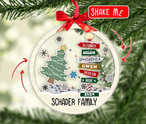Family Holiday Ornaments